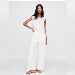 Doen x Gap High-Rise Cotton Pants